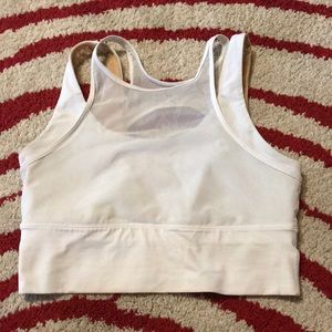 Lululemon white bra size 10.